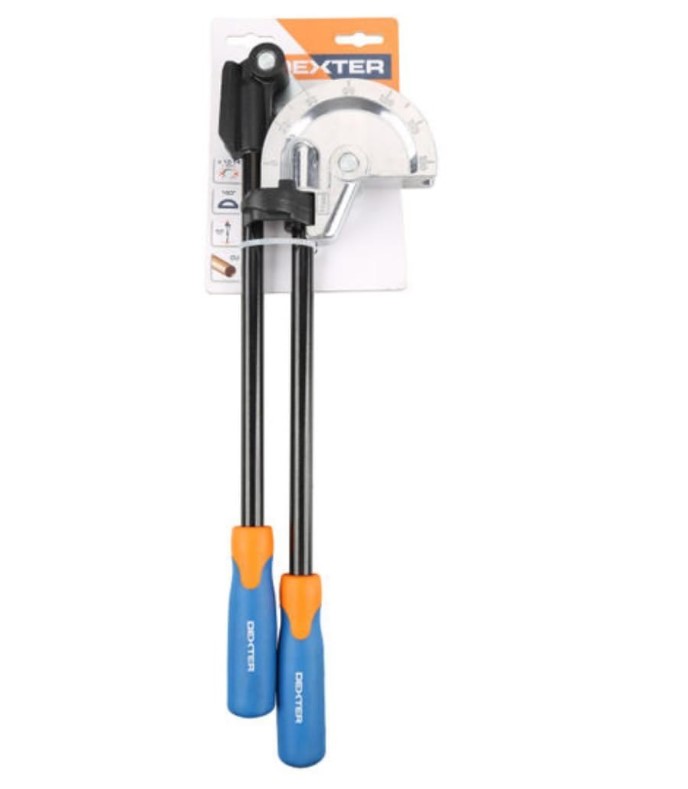 Copper Tube Bender 10mm (3/8") – Lever Type 180° Precision Bender, Compact Radius 32mm | Copper/Brass/Aluminum Thin Wall Pipes | Portable 51cm Length | UAE HVAC Refrigeration Plumbing Pro Tool 